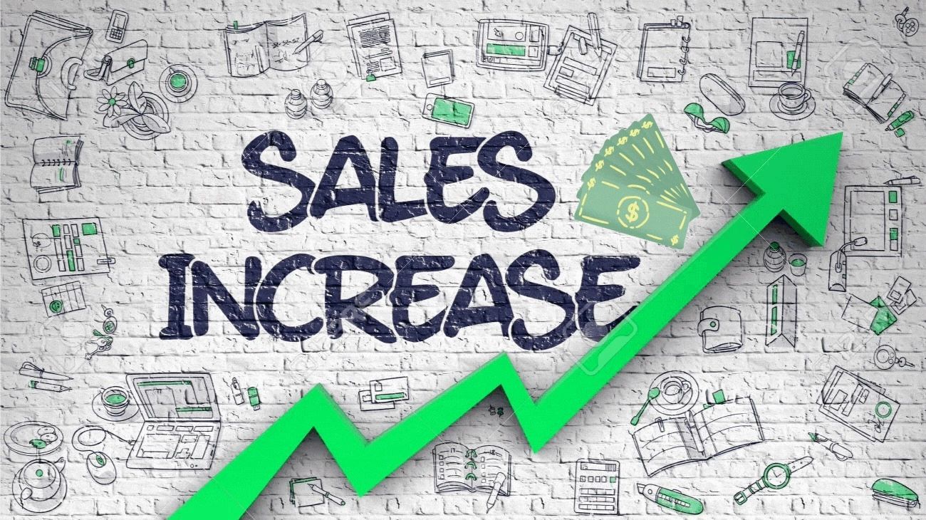 Sales professional connecting with a customer